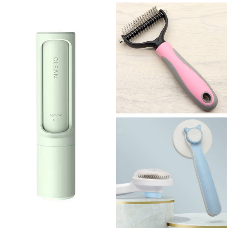 Pet Long-haired Dogknot Comb Double-sided Blade Dog