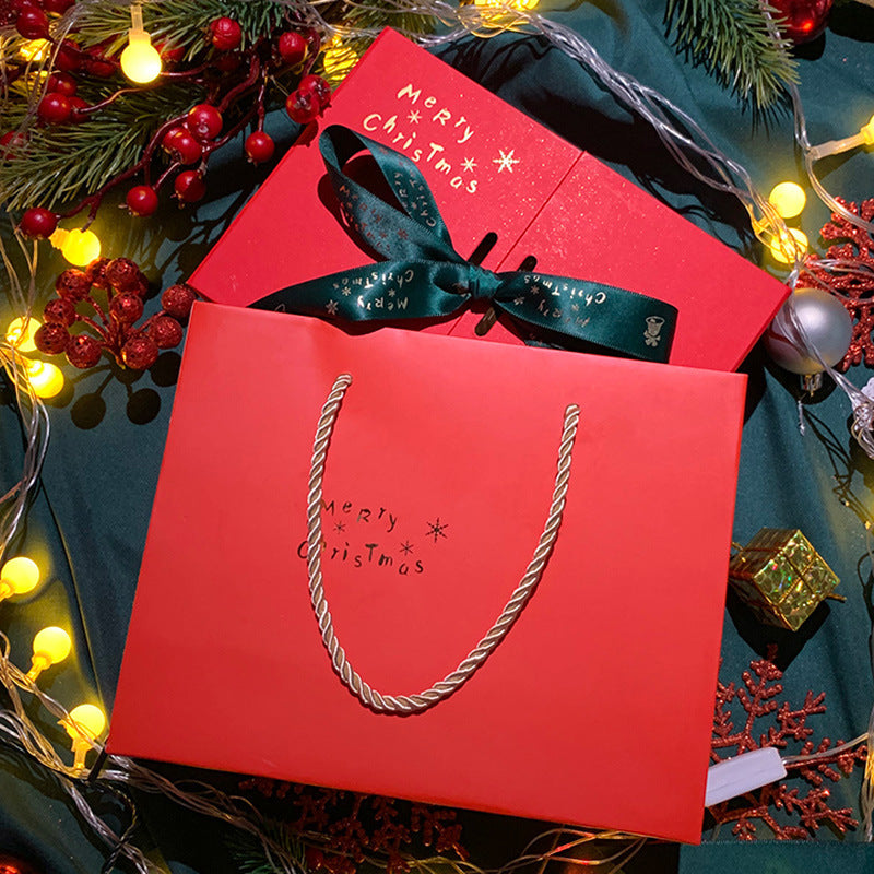 Christmas Double-door Bow Gift Box Packing Box Large