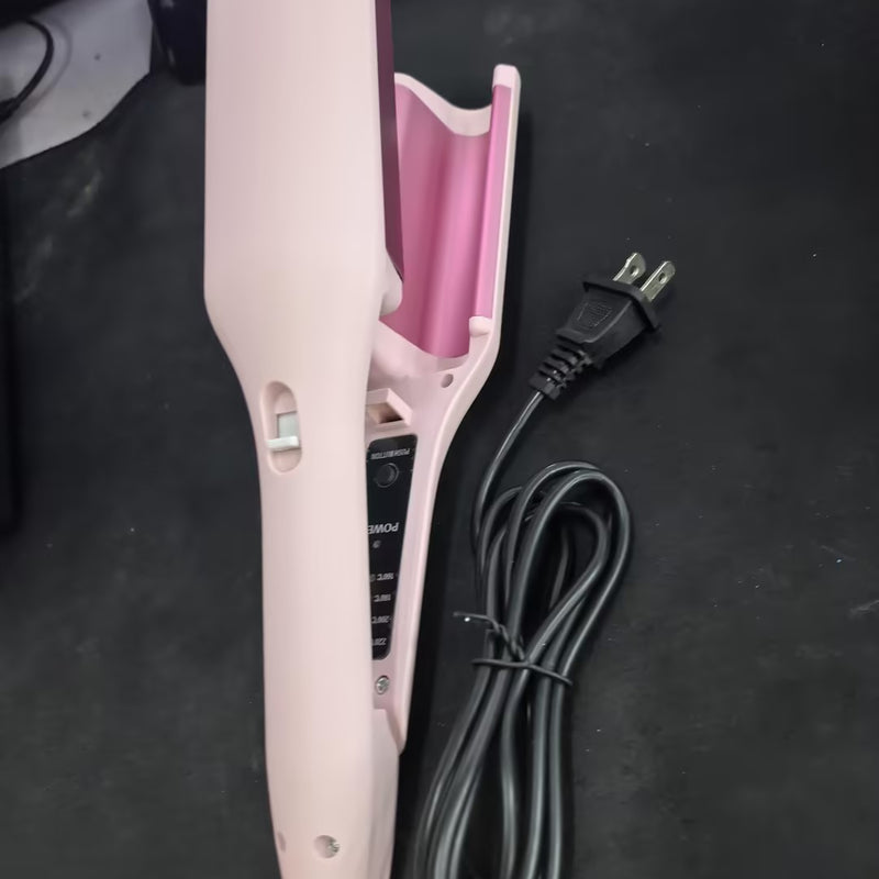 Hair Curling Iron 32mm Deep Wave Hair Curler 4 Temperature Adjustable Fast Heating Crimping Iron Styler Wand For All Hair Style