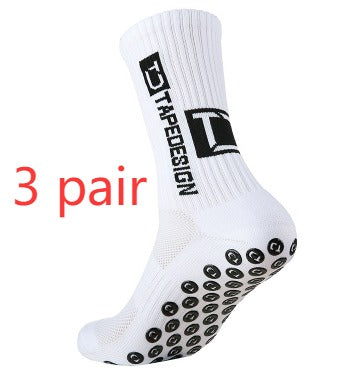 TEMU Sweat Absorbing And Deodorant Glue Dispensing Non-slip Soccer Socks