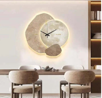 Lucky Stone Restaurant Clock Wall Clock