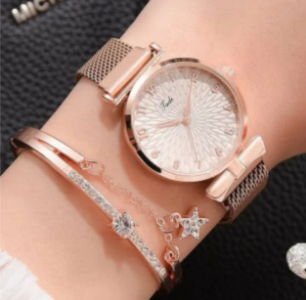 Digitales Uhrenarmband aus Leichtmetall für Damen
