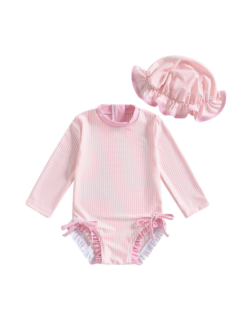 Personalisierter gestreifter Mode-Jumpsuit für Mädchen
