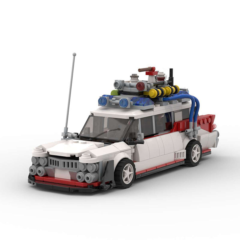 Building Blocks MOC Mini Ghost-catching Team Ghost-catching Car Puzzle Plug-in