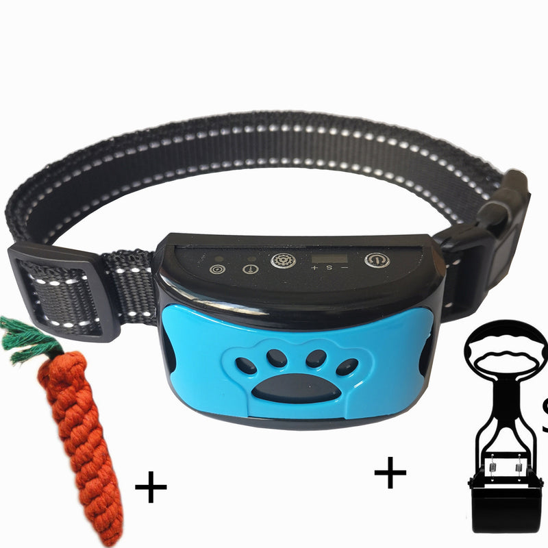 Hundetraining Halsband Wasserdicht Elektrisch Haustier Fernbedienung Wiederaufladbarer Hunde Trainer Bell Stopp Gerät Mit Schock Vibration Ton