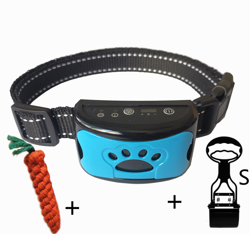 Hundetraining Halsband Wasserdicht Elektrisch Haustier Fernbedienung Wiederaufladbarer Hunde Trainer Bell Stopp Gerät Mit Schock Vibration Ton