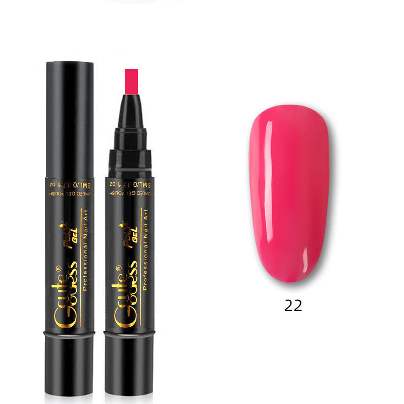 Caneta de Cola para Unhas 3 em 1, Caneta de Cola de Passo Único, Caneta Íman para Unhas de Gel Fotopolimerizáveis, Caneta Íman Forte para Efeito Olho de Gato e Efeito Água, Ferramenta de Manicure DIY