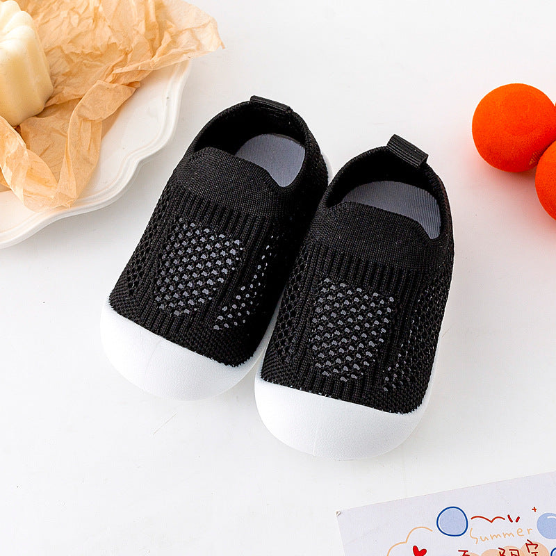 Sapatos de Caminhada com Sola Macia e Antiderrapante para Bebé (Primavera/Outono)