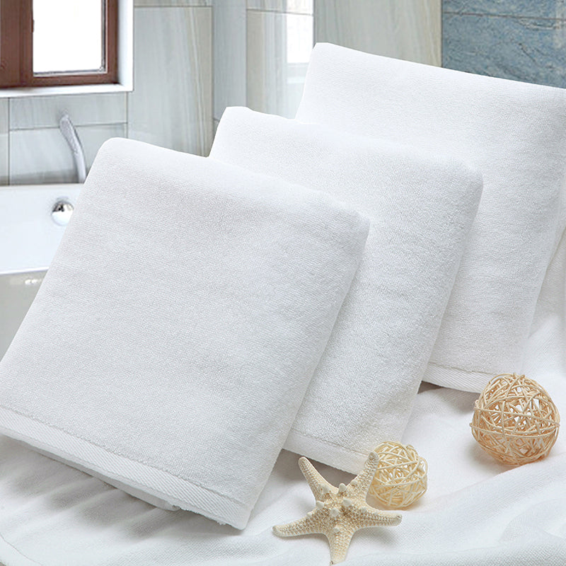 Cotton White Bath Towel Special Soft Bed Towel Cotton Thickened Absorbent