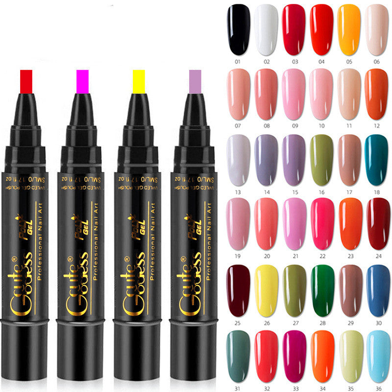 Caneta de Cola para Unhas 3 em 1, Caneta de Cola de Passo Único, Caneta Íman para Unhas de Gel Fotopolimerizáveis, Caneta Íman Forte para Efeito Olho de Gato e Efeito Água, Ferramenta de Manicure DIY