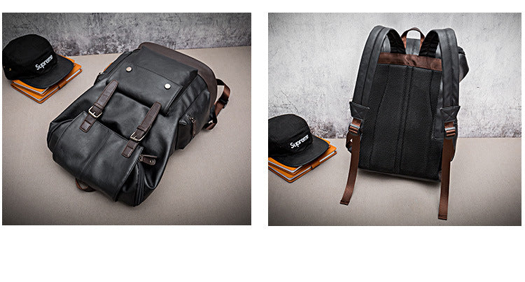 Korean Men's Casual Backpack Computer Bag