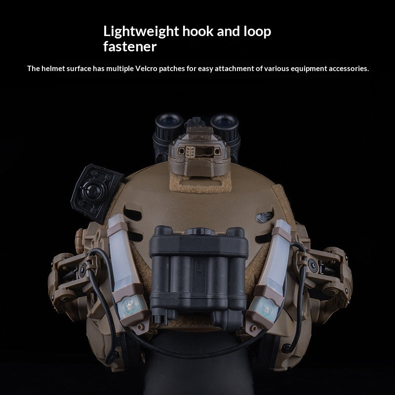 Guide Rail Geometric Sandblasting Simplified Helmet