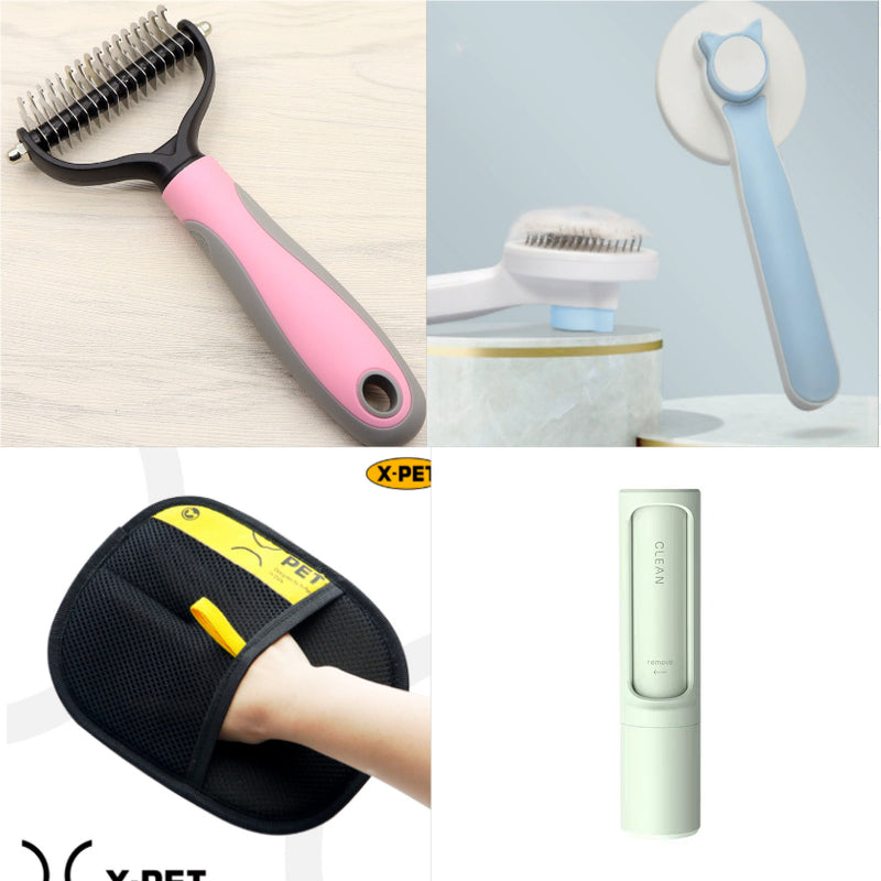 Pet Long-haired Dogknot Comb Double-sided Blade Dog
