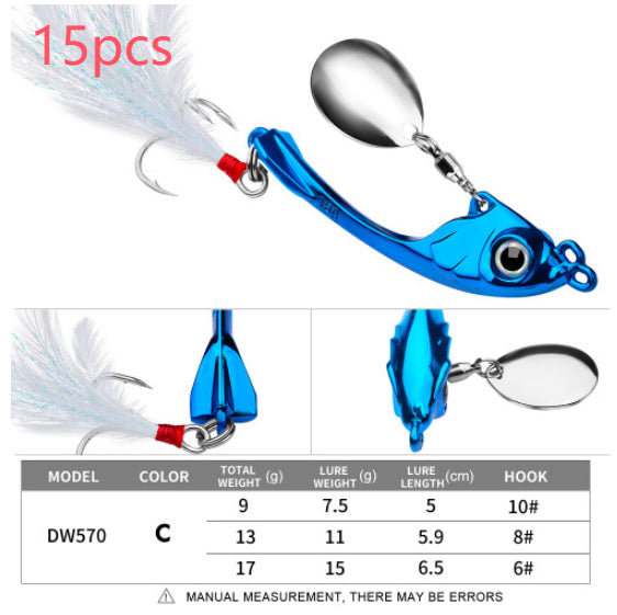 Lure String Moon Spinning Sequins Long-distance Casting