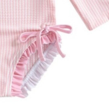 Personalisierter gestreifter Mode-Jumpsuit für Mädchen