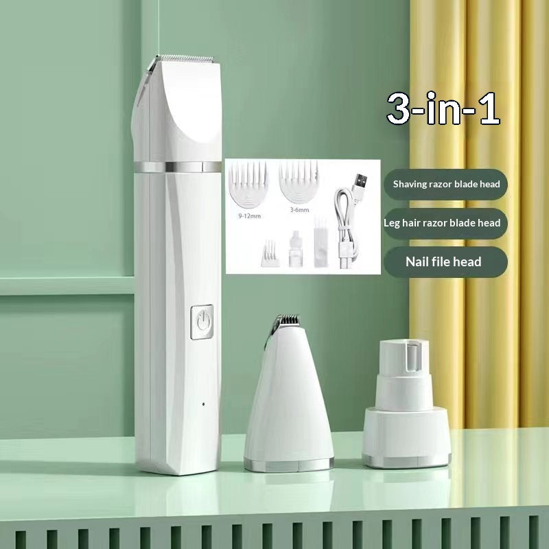 Rechargeable Portable Pet Clipper, Paw Hair Trimmer For Dogs.
