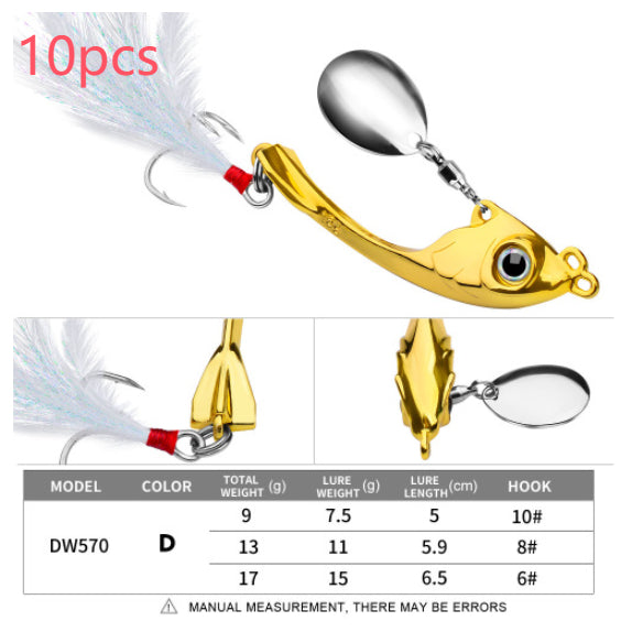 Lure String Moon Spinning Sequins Long-distance Casting