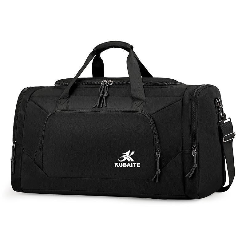 Multifunctional Solid-color Gym Bag With Large Capacity And Dry-wet Separation