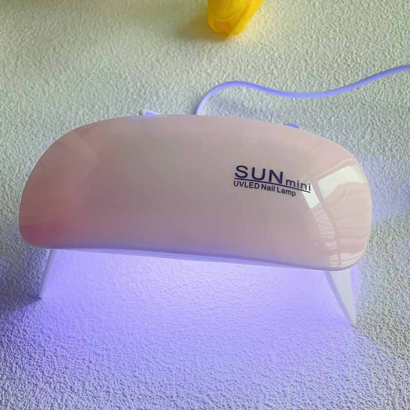 Nagel-Pads, Backlampen, tragbare Mini-Nagellampen zum Falten
