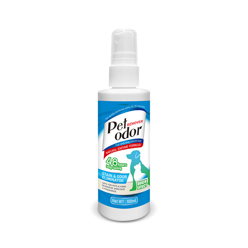 Katzen- und Hunde-Geruchsneutralisierer, Spray zur Entfernung von Urinflecken für den Innenbereich