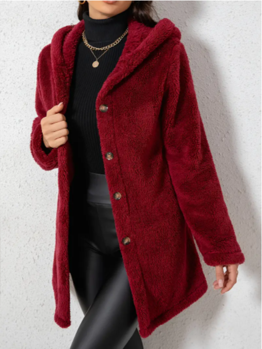 Elegante Damen-Fleecejacke