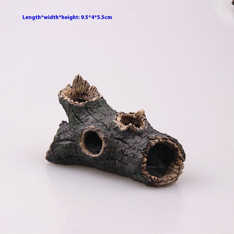 Fish Tank Landscape Submerged Wood Shrimp Pot Dried Wood Resin Crafts Decoration Ornaments