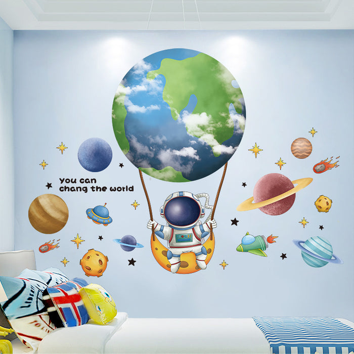 Spaceman Astronaut Wall Decorations Stickers