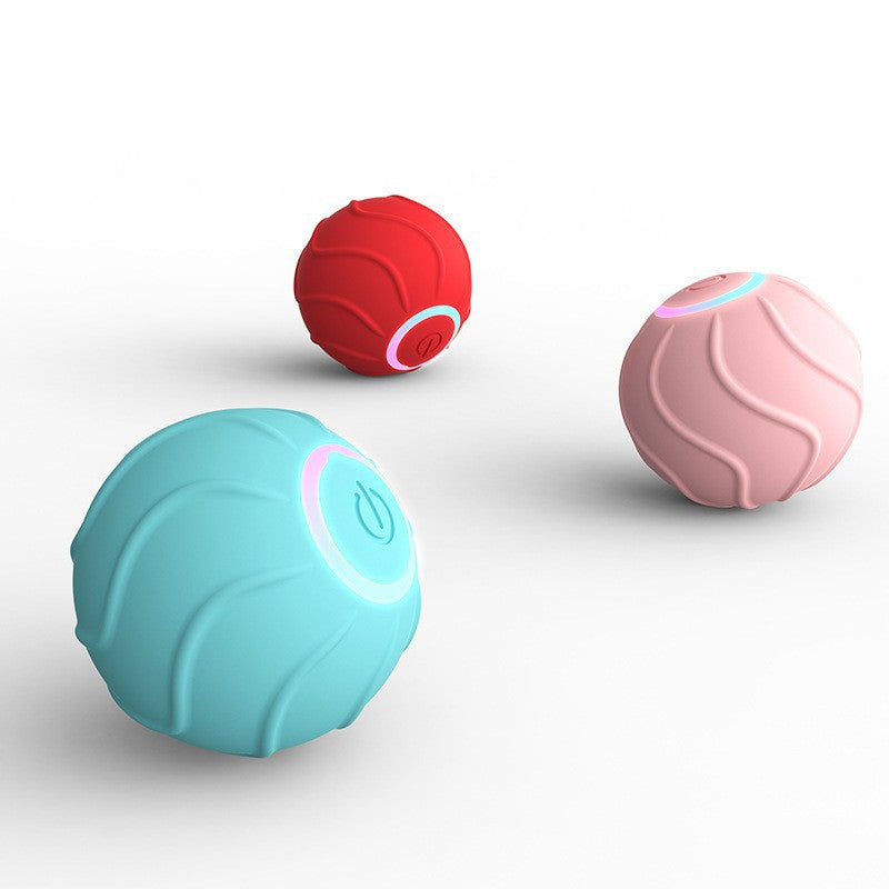 Gato inteligente brinquedos bola de rolamento pet gato proprietário interativo animais de estimação brinquedos automático saltando bola usb auto oi provocando gatinhos pulando bola
