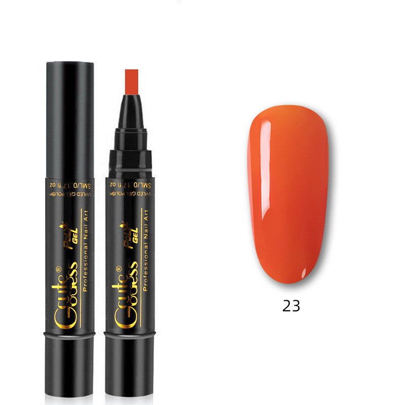 Caneta de Cola para Unhas 3 em 1, Caneta de Cola de Passo Único, Caneta Íman para Unhas de Gel Fotopolimerizáveis, Caneta Íman Forte para Efeito Olho de Gato e Efeito Água, Ferramenta de Manicure DIY