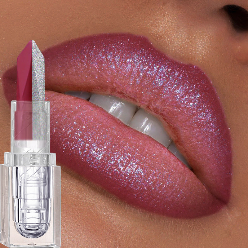 Batom «lip mud» de longa duração, 2 em 1, de tom duplo e efeito mate suave, com um acabamento aveludado mate, perolado e iridescente, à prova de manchas e resistente a borrões.