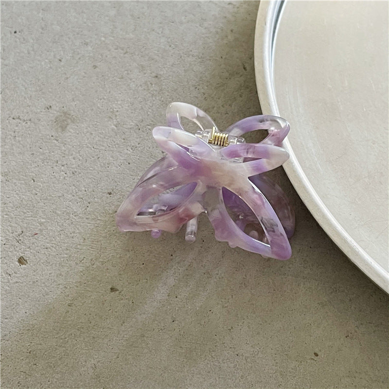 Modische Retro-Schmetterlings-Haarspange in Farbe