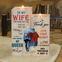 Full Lacquer Heart-shaped Candlestick Creative Wooden Ornaments Silk Screen Couple Gifts For Christmas