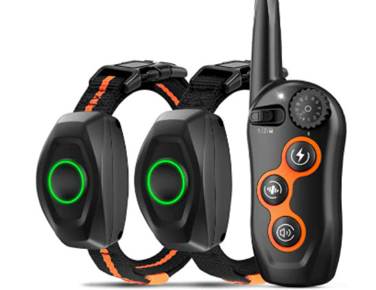 Hunde-Trainingshalsband mit 600 m Fernbedienung, Antibell-Funktion, wasserdicht