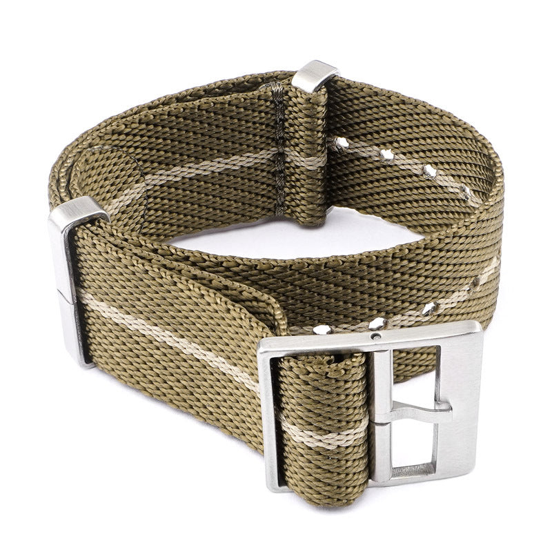 Uhrenarmband aus gewebtem Nylon-Canvas