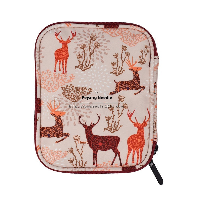 Fabricante de bolsa de armazenamento de ferramentas de tecido com barba curta Green Lily