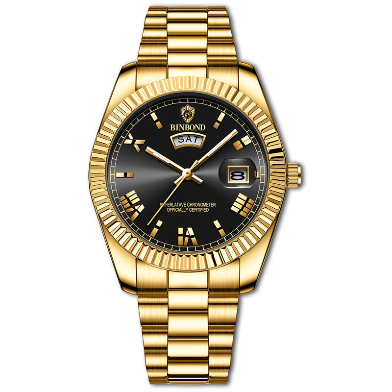 Blue Quartz Watch Couple Business Watch