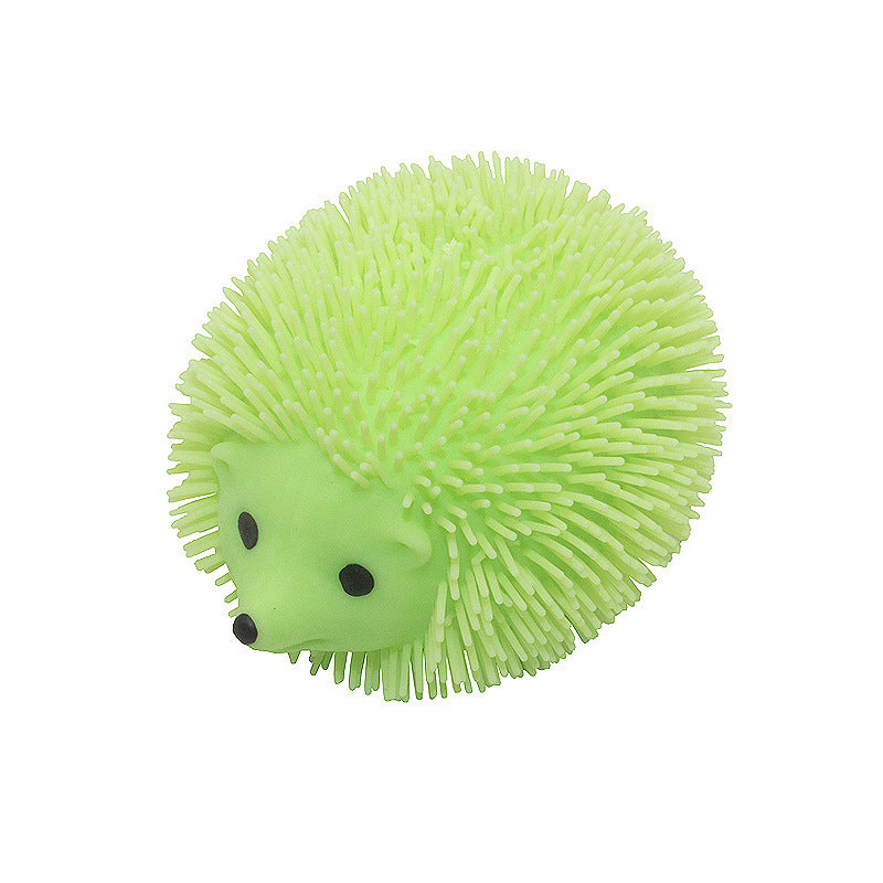 Brinquedo Anti-Stress em Forma de Ouriço Luminoso para Animais de Estimação