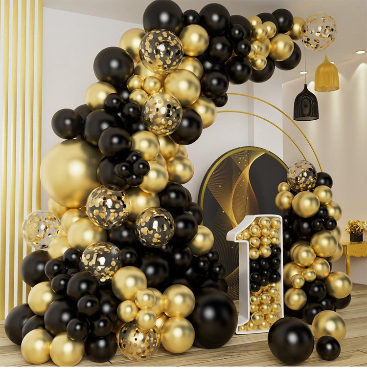 Colorful Latex Birthday Balloon Garland Arch Suit