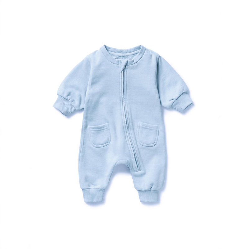 Spring Autumn Solid-color Long-sleeve Baby Onesie
