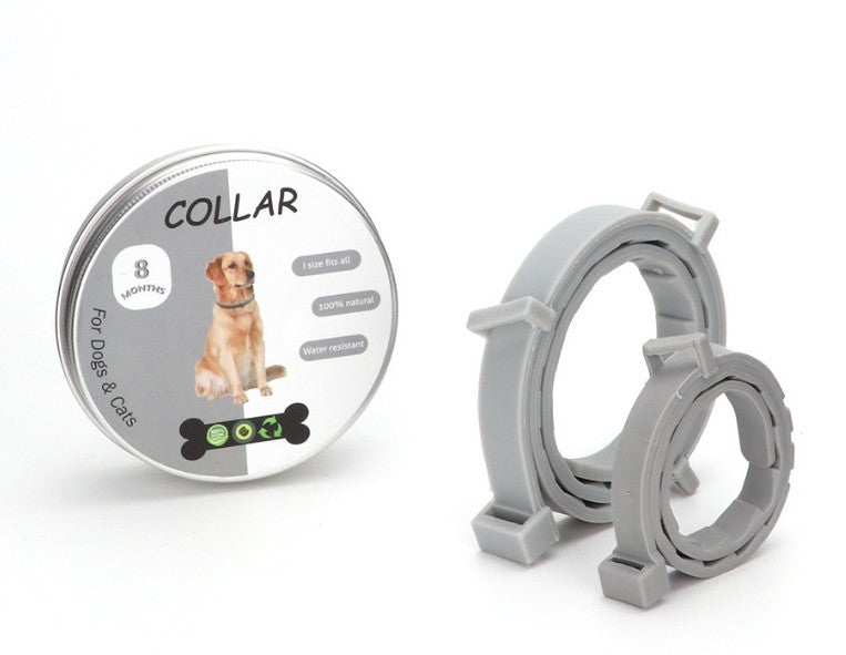Produtos para animais de estimação, coleira ajustável para cão e gato repelente de pulgas