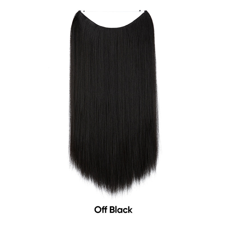 Women's One-piece Adjustable Invisible Straight Multi-color Gradient Hair Extension Fishline