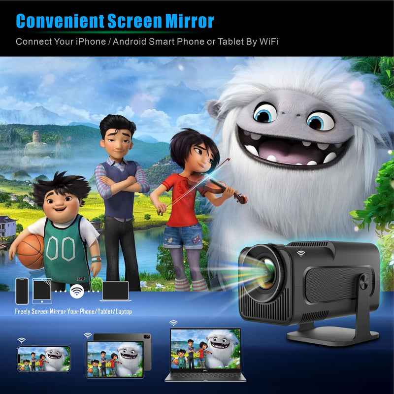 HY320 Android Kleiner HD Smarter Projektor 1080p