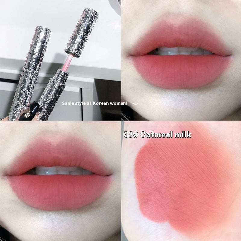 Batom Matte Velvet Mist Lip Mud Branco