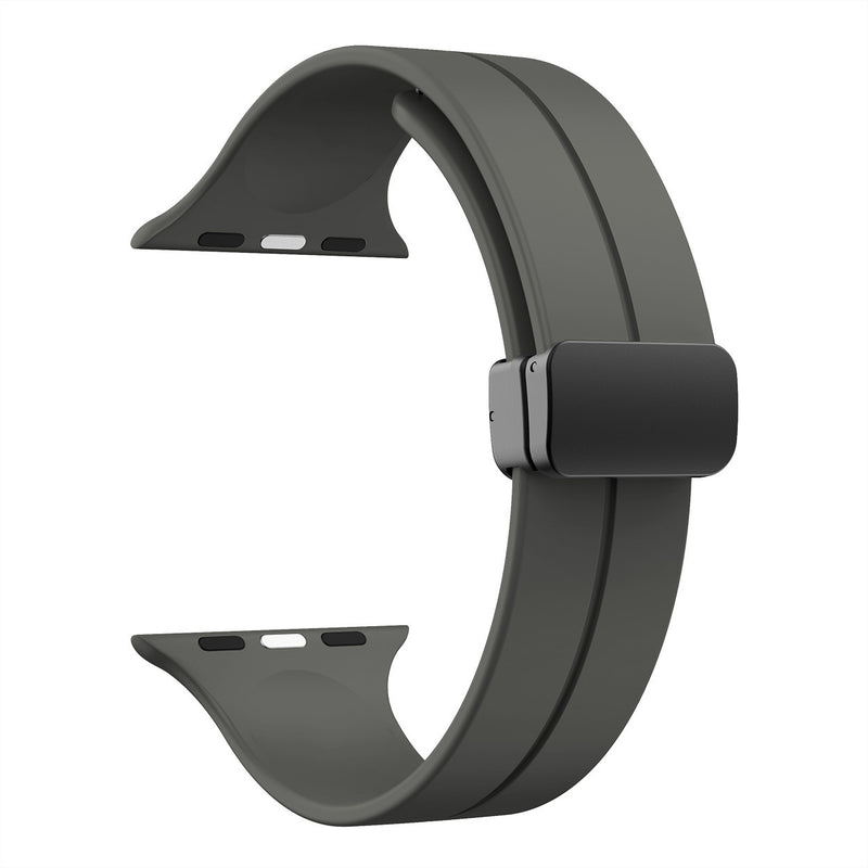 Correia de fivela dobrável para esportes Correia de fivela borboleta de silicone