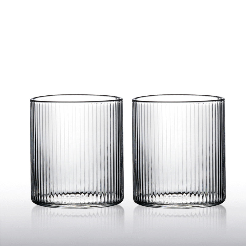 Japanese Style Heatresistant Striped Water Cup