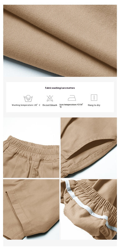 Boys' Casual Pants Solid Color Trousers Baggy Pants