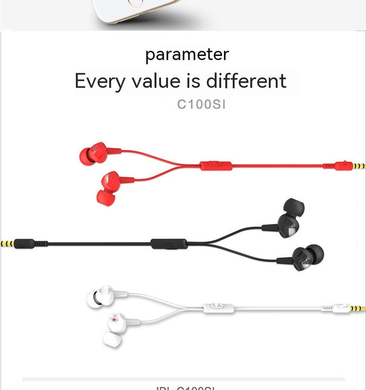 In-Ear-Kopfhörer mit dynamischem Bass-Boost, Subwoofer, Musik-Handy-Kopfhörer, In-Ear-kabelgebunden