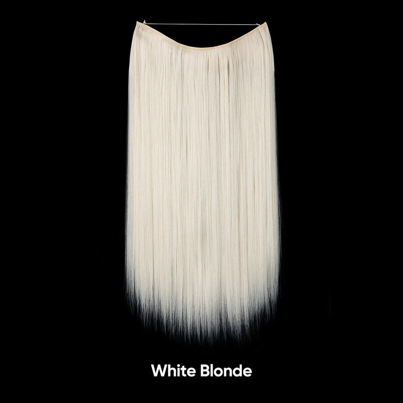 Women's One-piece Adjustable Invisible Straight Multi-color Gradient Hair Extension Fishline