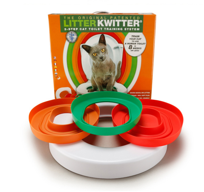 Litter Cat Toilet Sitting Toilet Trainer Kwitter