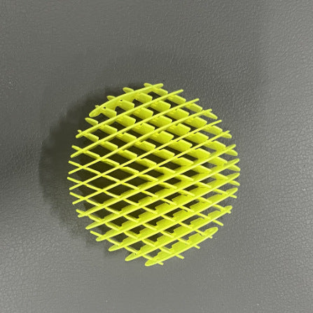 Brinquedo Sensorial de Mola de Plástico em Forma de Minhoca Colorida e Flexível para Alívio de Stress